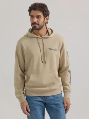112350082 MNS WRG Trench Coat Heather Rope Logo Hoodie