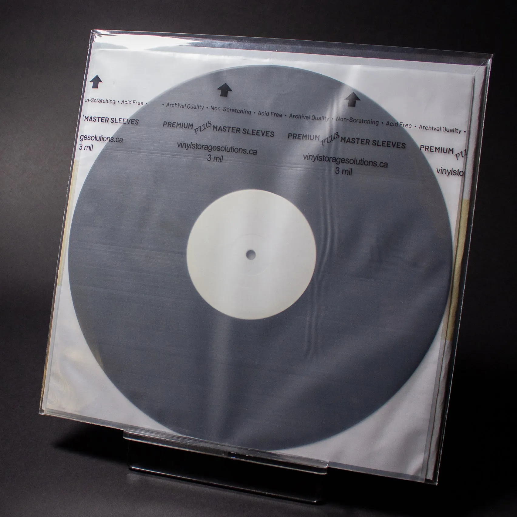 12" Dual Pocket Outer Sleeves w/ Two Flaps - 4mil (25 pack)