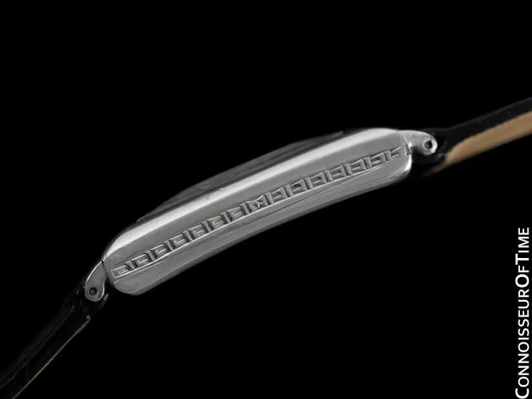 1930 Gruen Vintage Techni - Quadron / Rolex Prince Watch, 14K White Gold-Filled - Doctor's Watch
