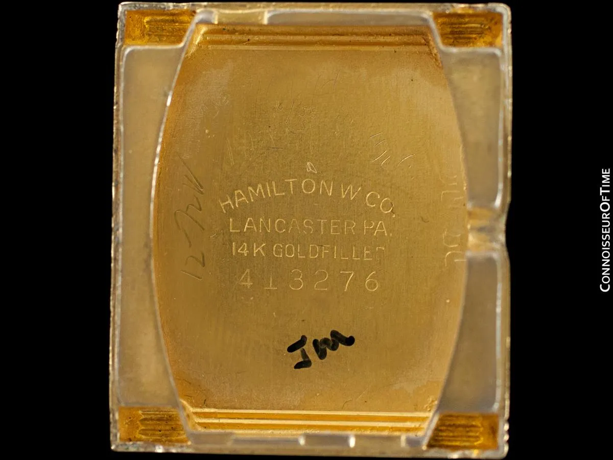 1940 Hamilton Otis Reverso Vintage Mens Watch - 14K Gold Filled
