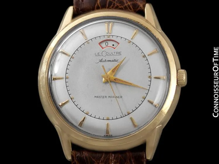 1957 Jaeger-LeCoultre Master Mariner Vintage Mens Watch with Power Reserve - 10K Gold-Filled & Stainless Steel