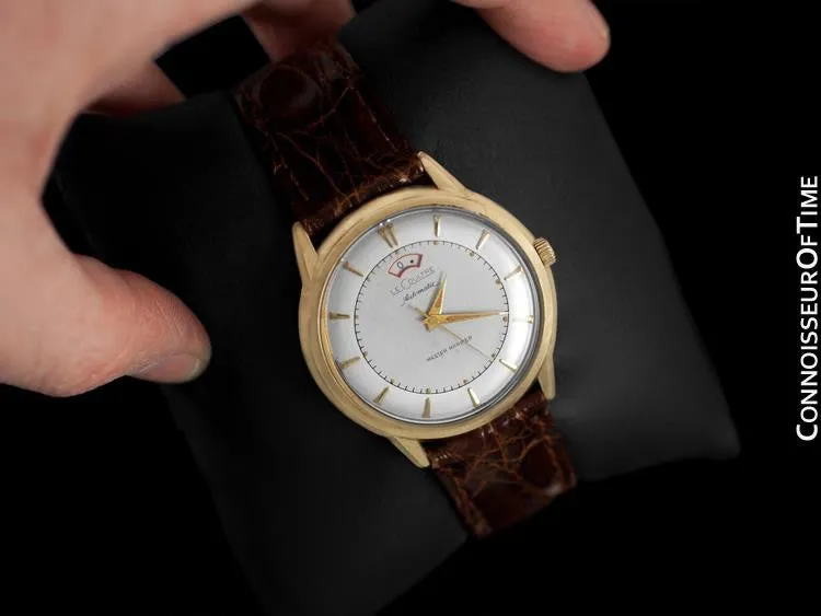 1957 Jaeger-LeCoultre Master Mariner Vintage Mens Watch with Power Reserve - 10K Gold-Filled & Stainless Steel