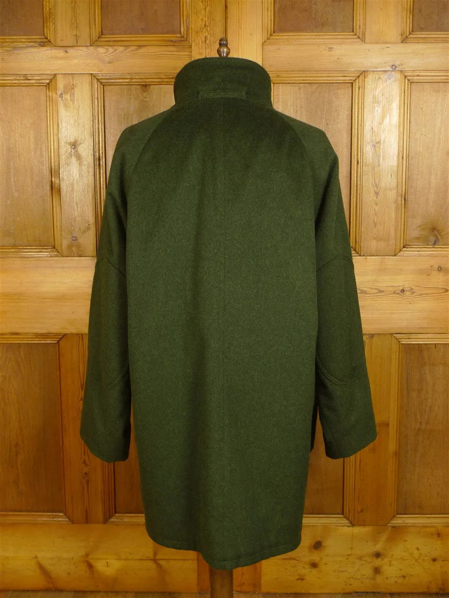 25/0137 near immaculate green loden wool field shooting coat jacket overcoat xxl