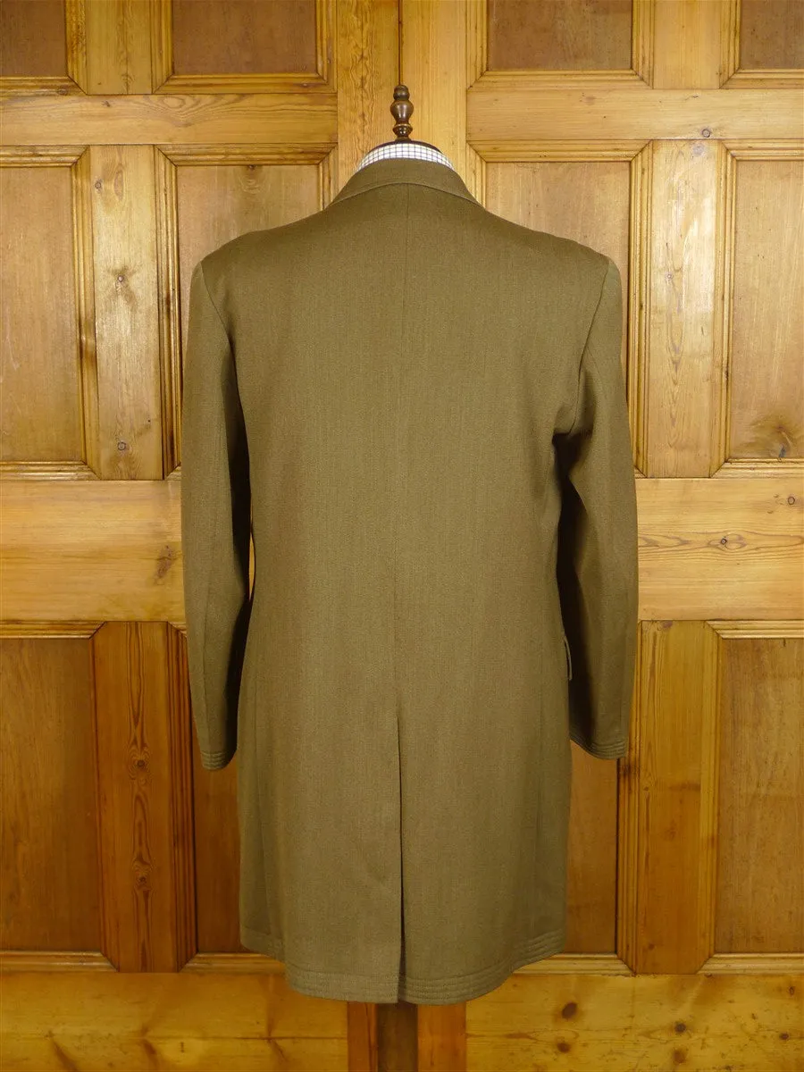 25/0247 cordings of piccadilly stone venetian wool covert coat overcoat 42 regular to long