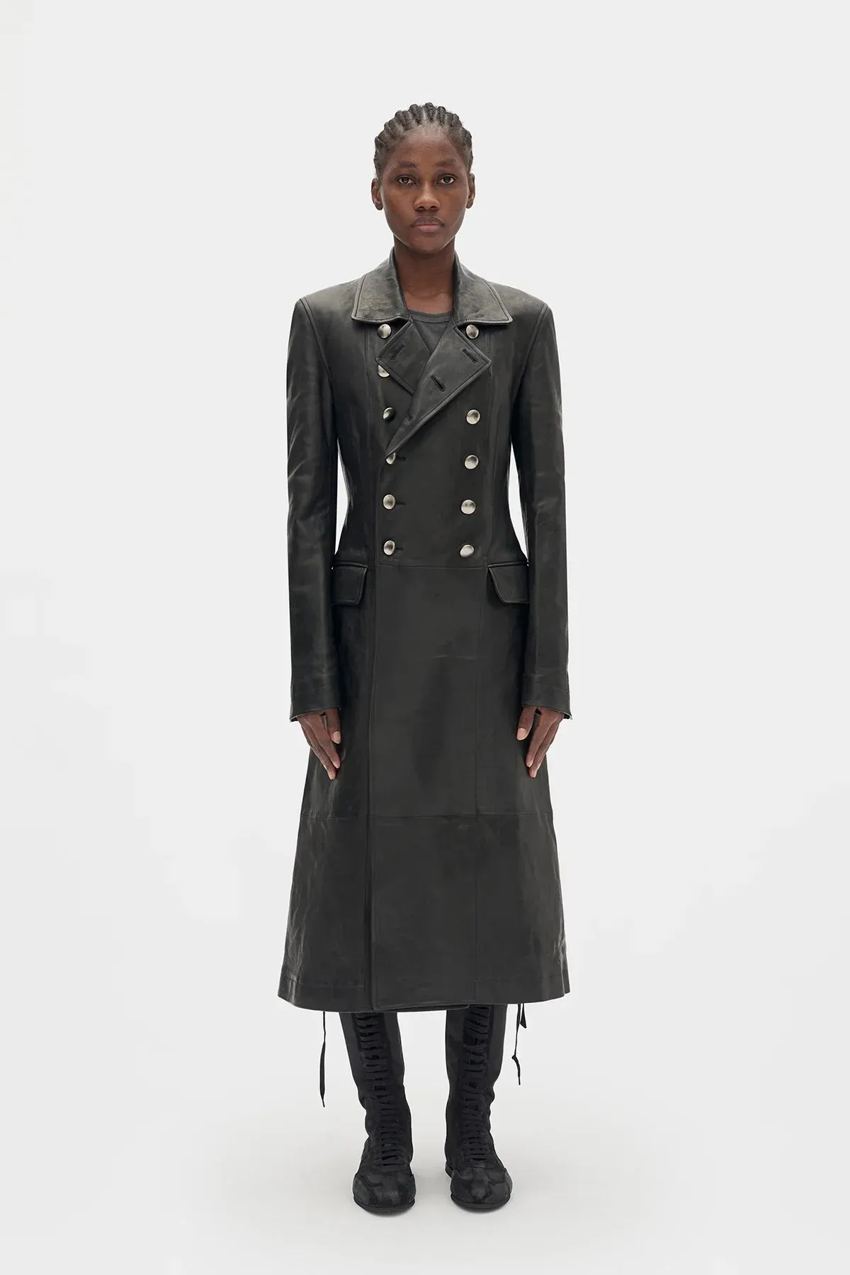 Adelita Double-Breasted Trench Coat