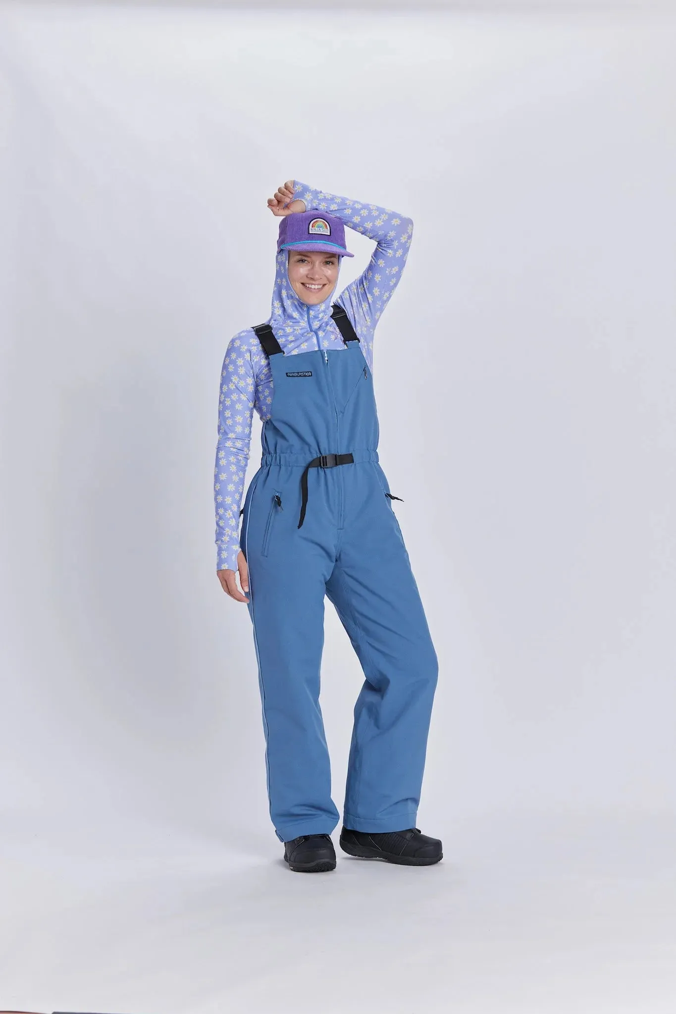 Airblaster Everybody Bib Pants Womens Thunderhead