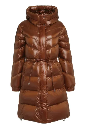 Aliquippa hooded down jacket