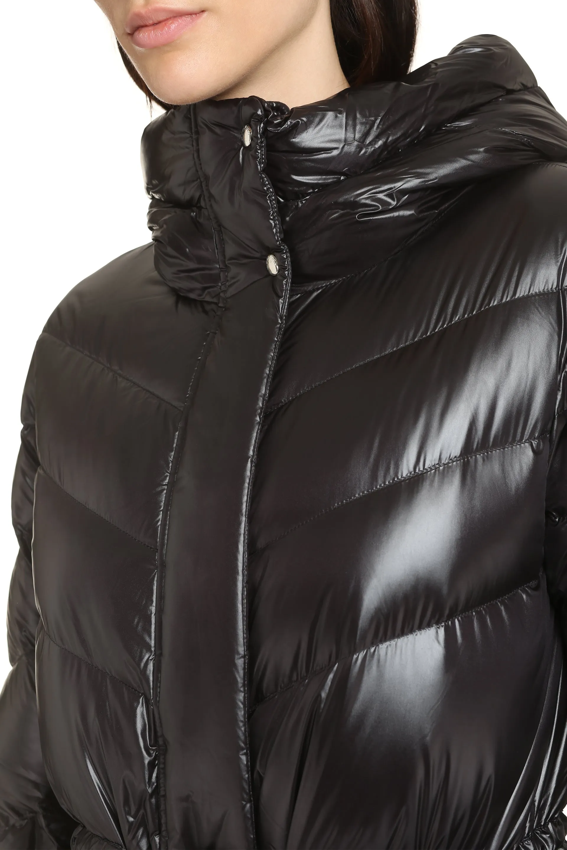 Aliquippa hooded down jacket