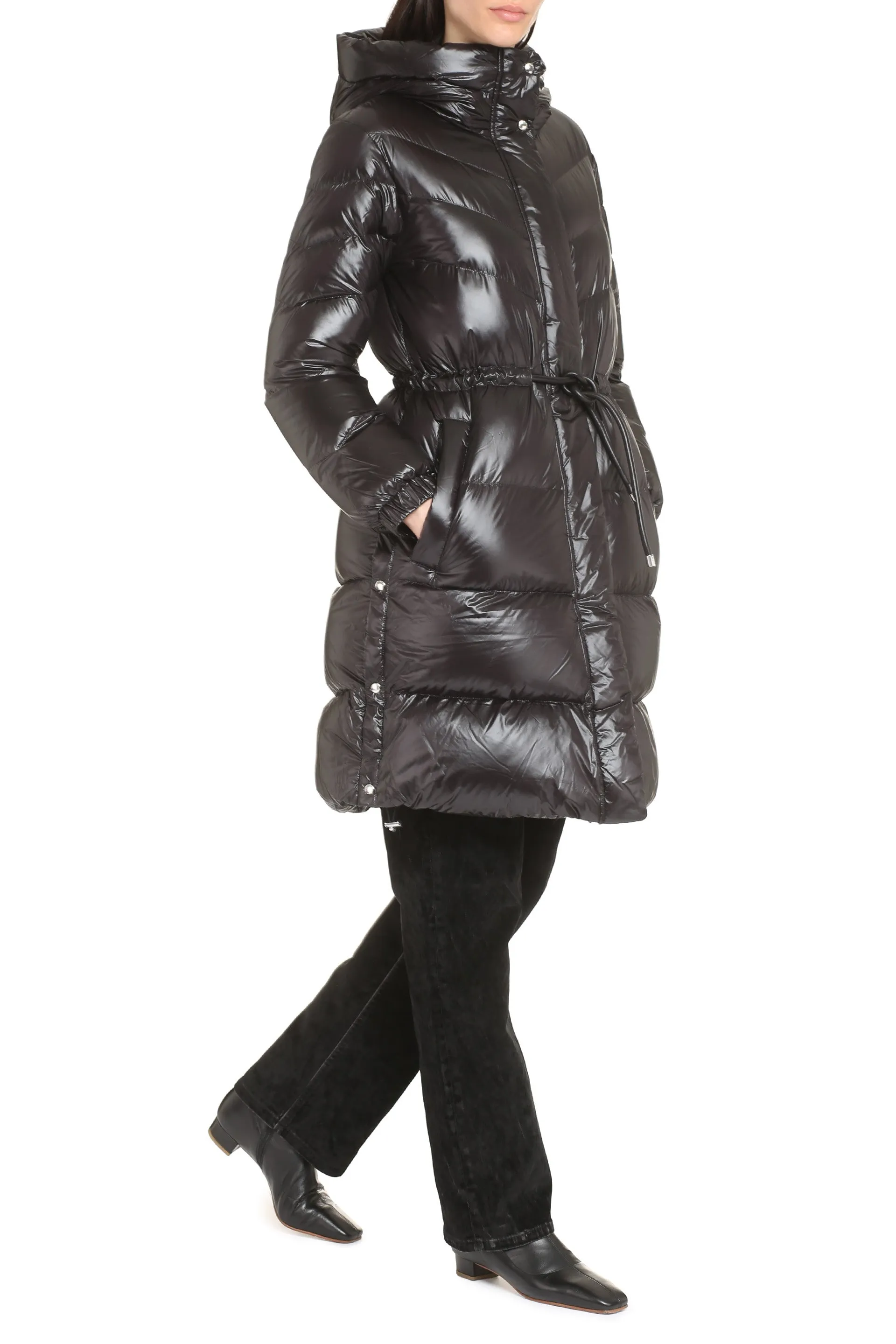 Aliquippa hooded down jacket