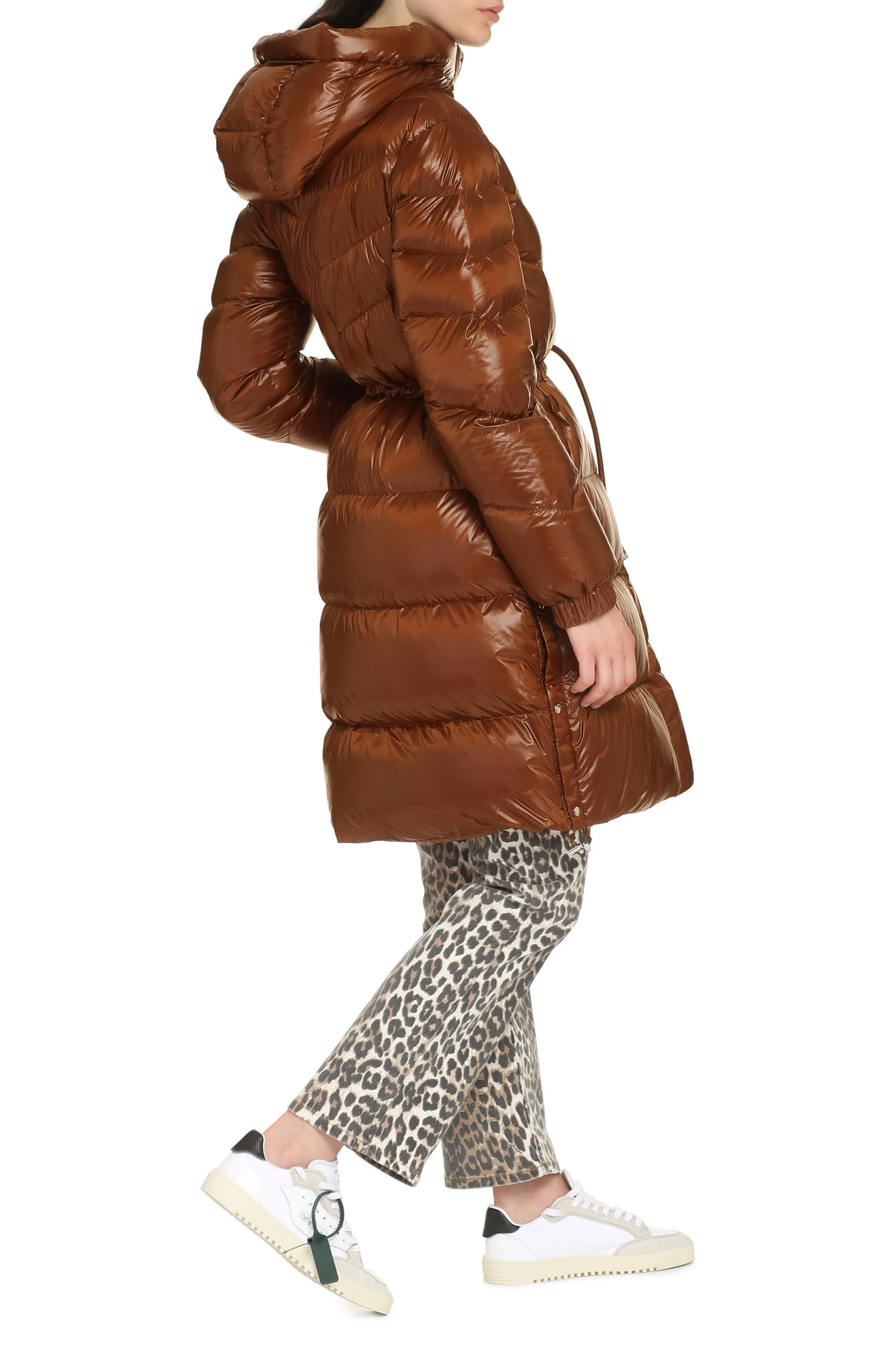 Aliquippa hooded down jacket