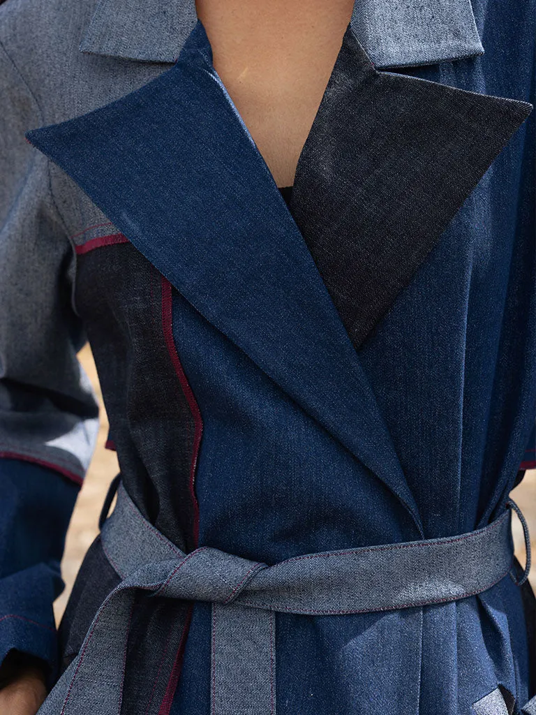 Amelia Denim Trench