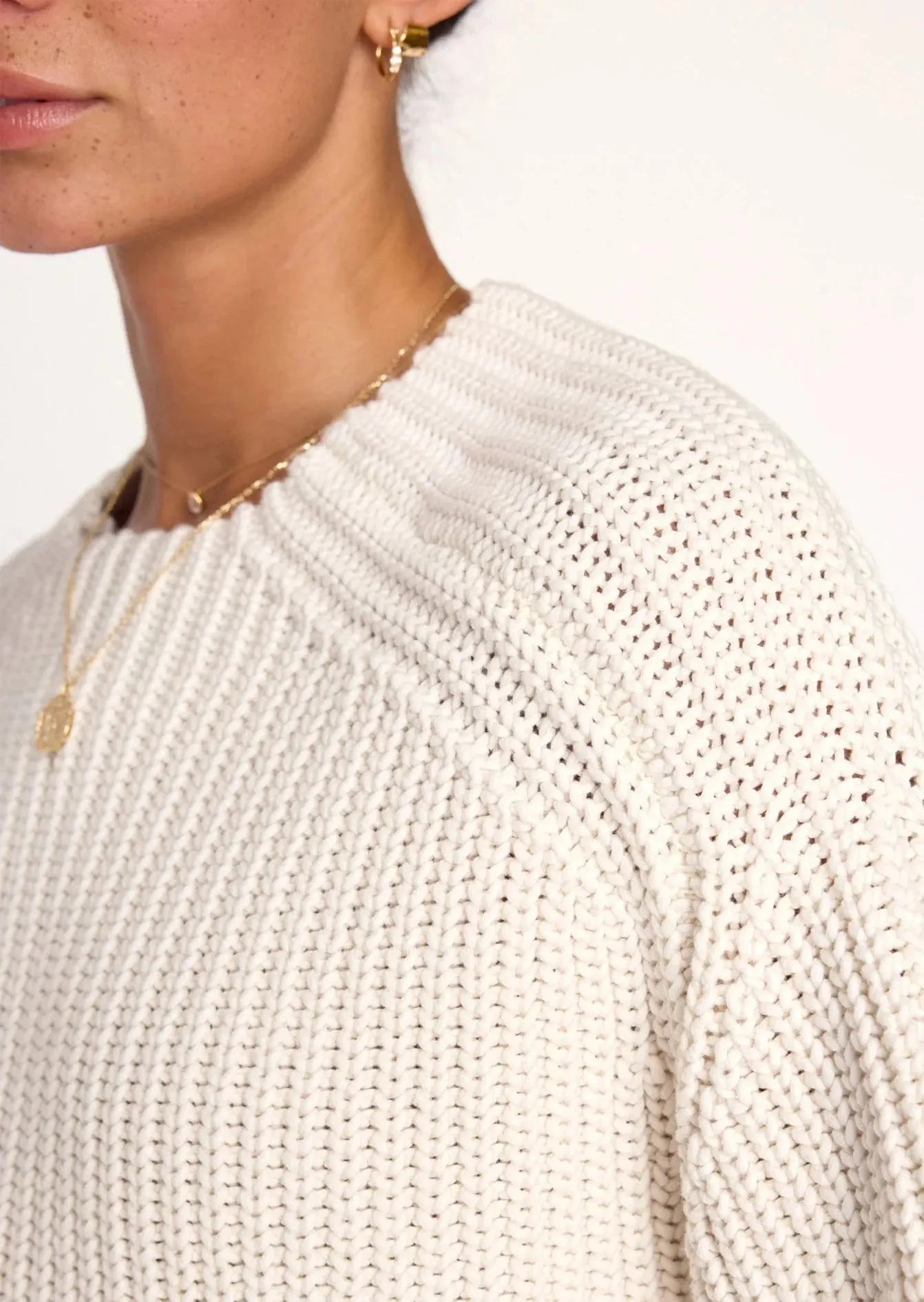 Beckett Pullover - Ecru