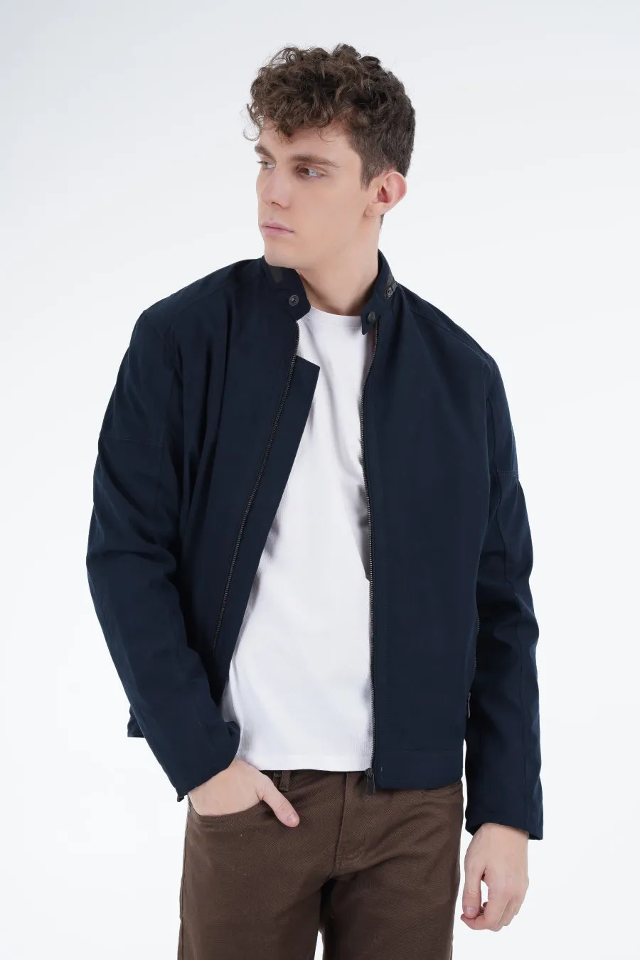 Blue Matt Jacket