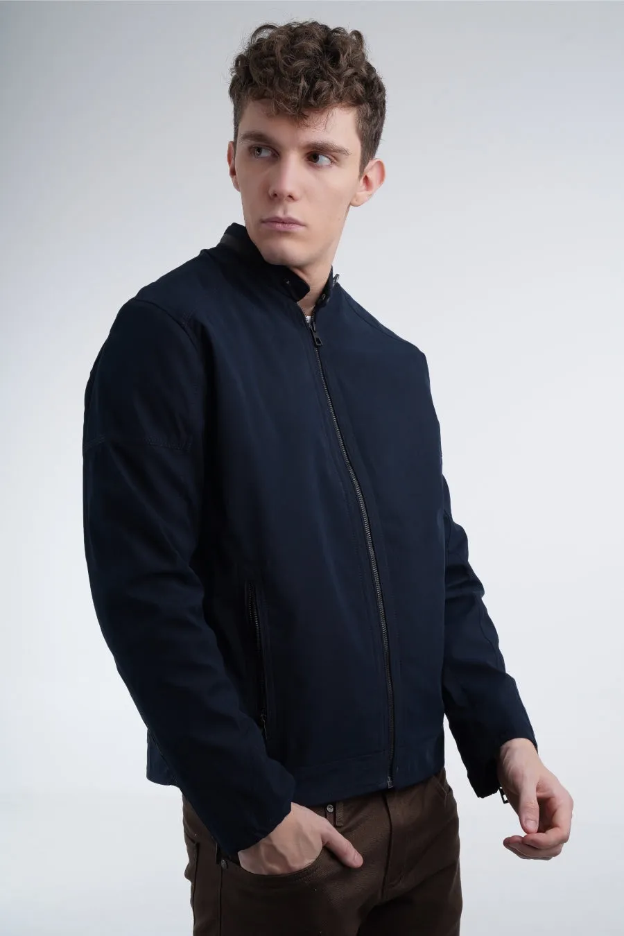 Blue Matt Jacket