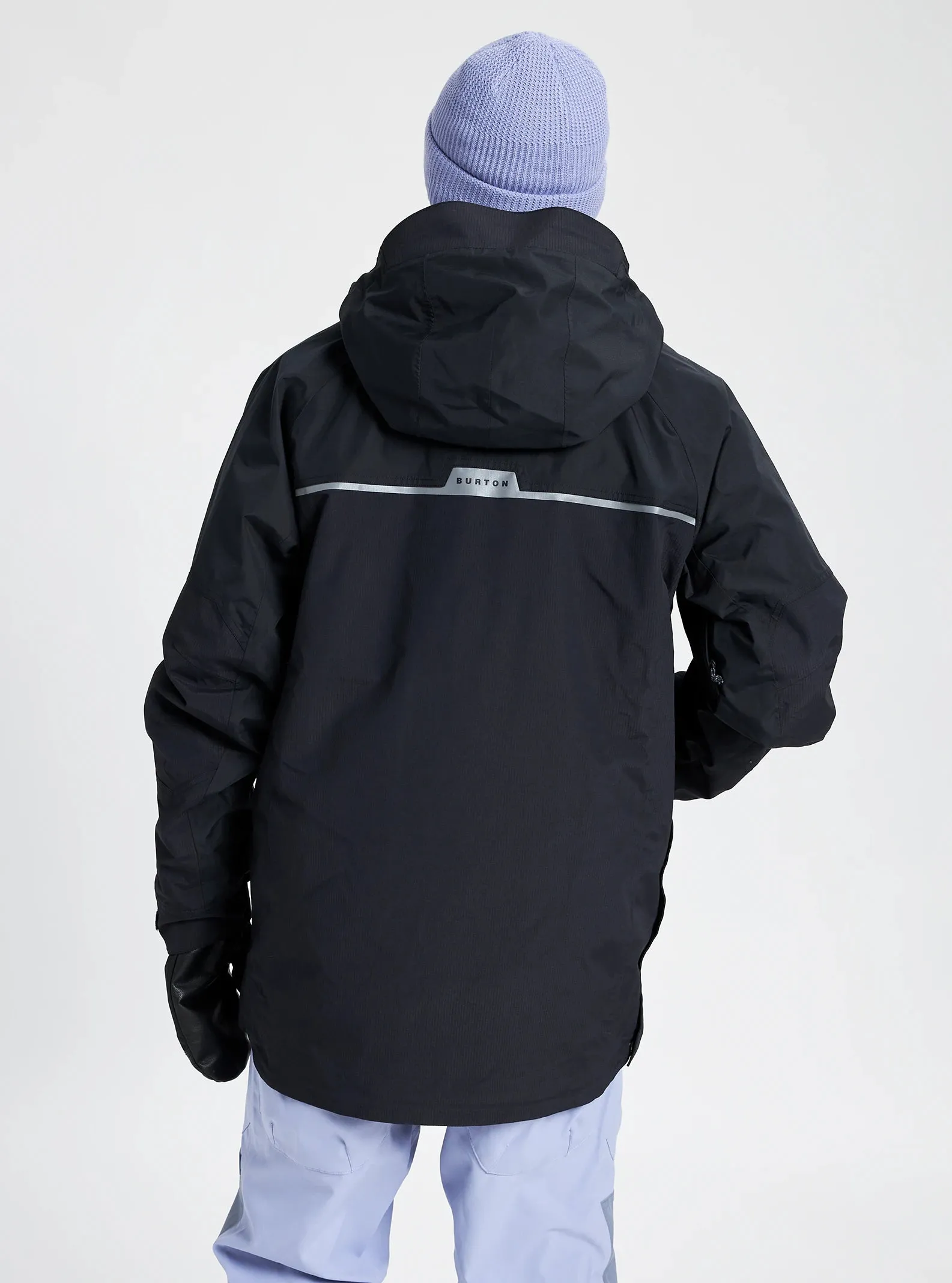 Burton Frostner Anorak Jacket Mens 2025 Black