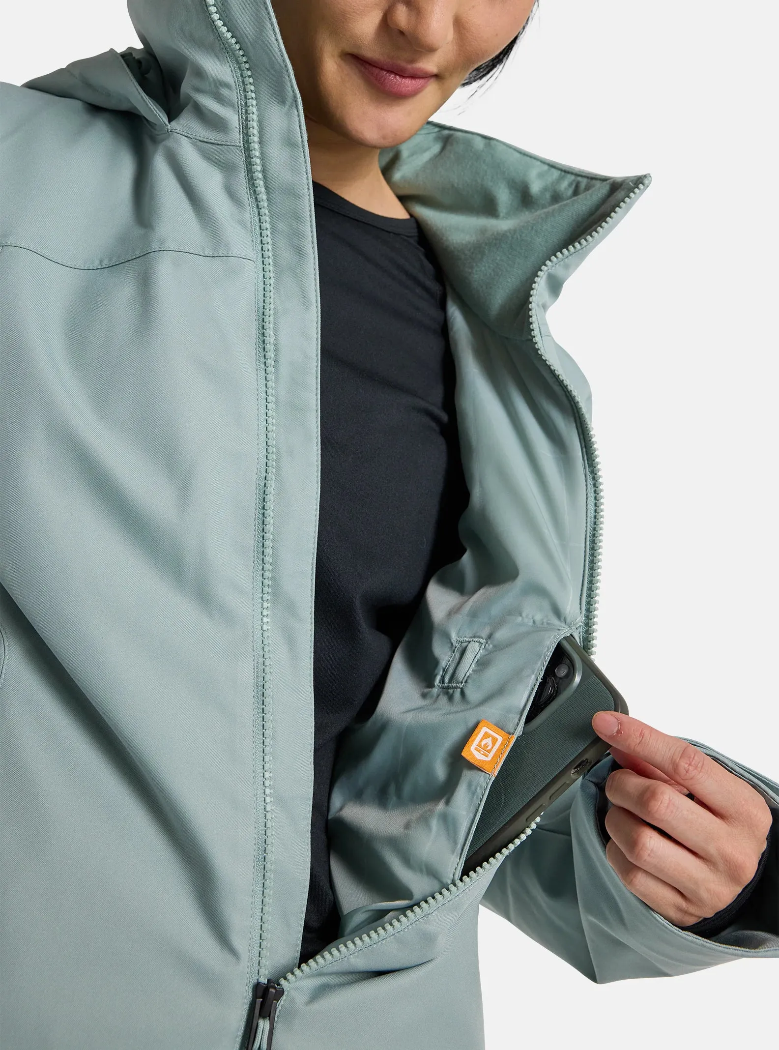 Burton Lelah Jacket Womens 2025 Petrol Green