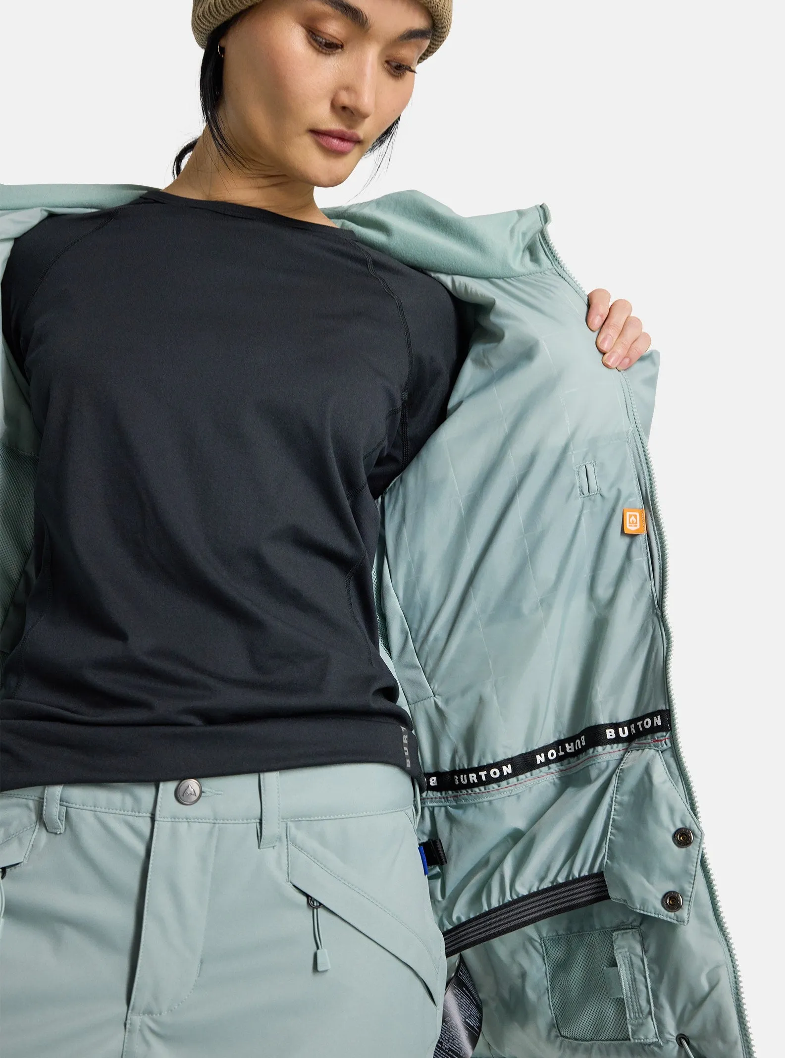 Burton Lelah Jacket Womens 2025 Petrol Green