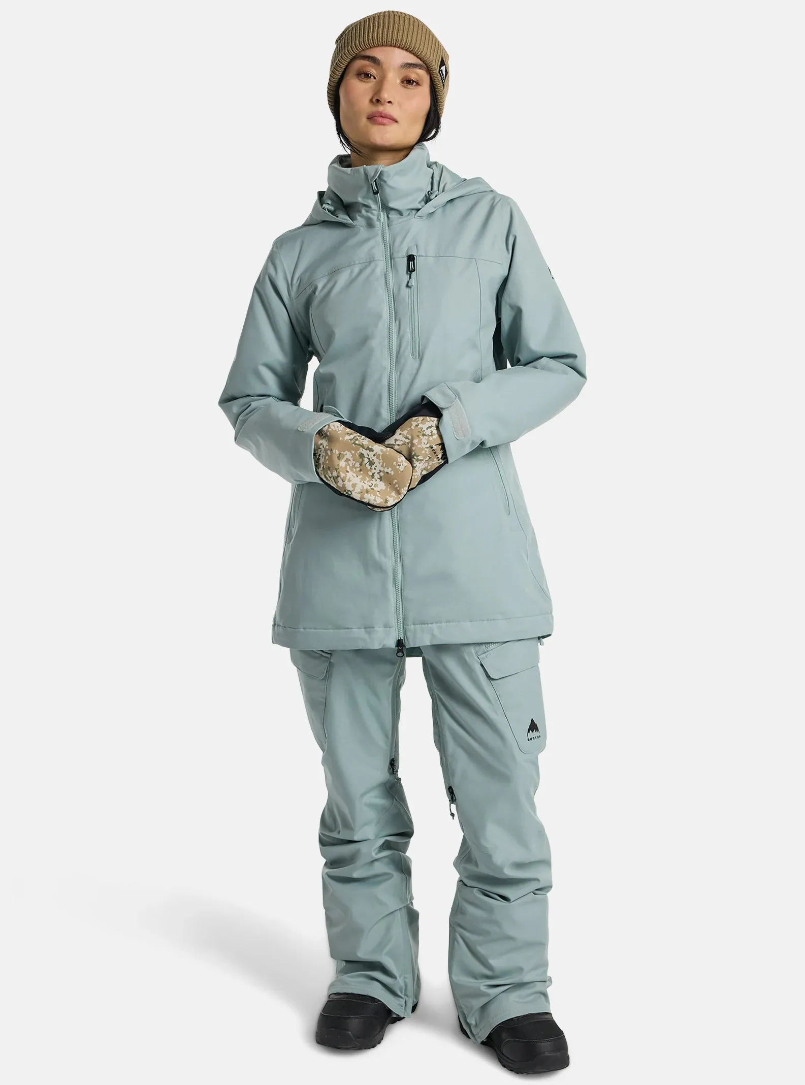 Burton Lelah Jacket Womens 2025 Petrol Green