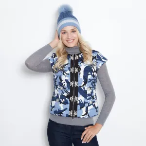 Camo Cap Sleeve Down Vest
