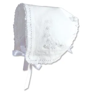 Cara White Hankie Bonnet