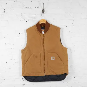 Carhartt Sleeveless Work Vest Gilet  Brown - L