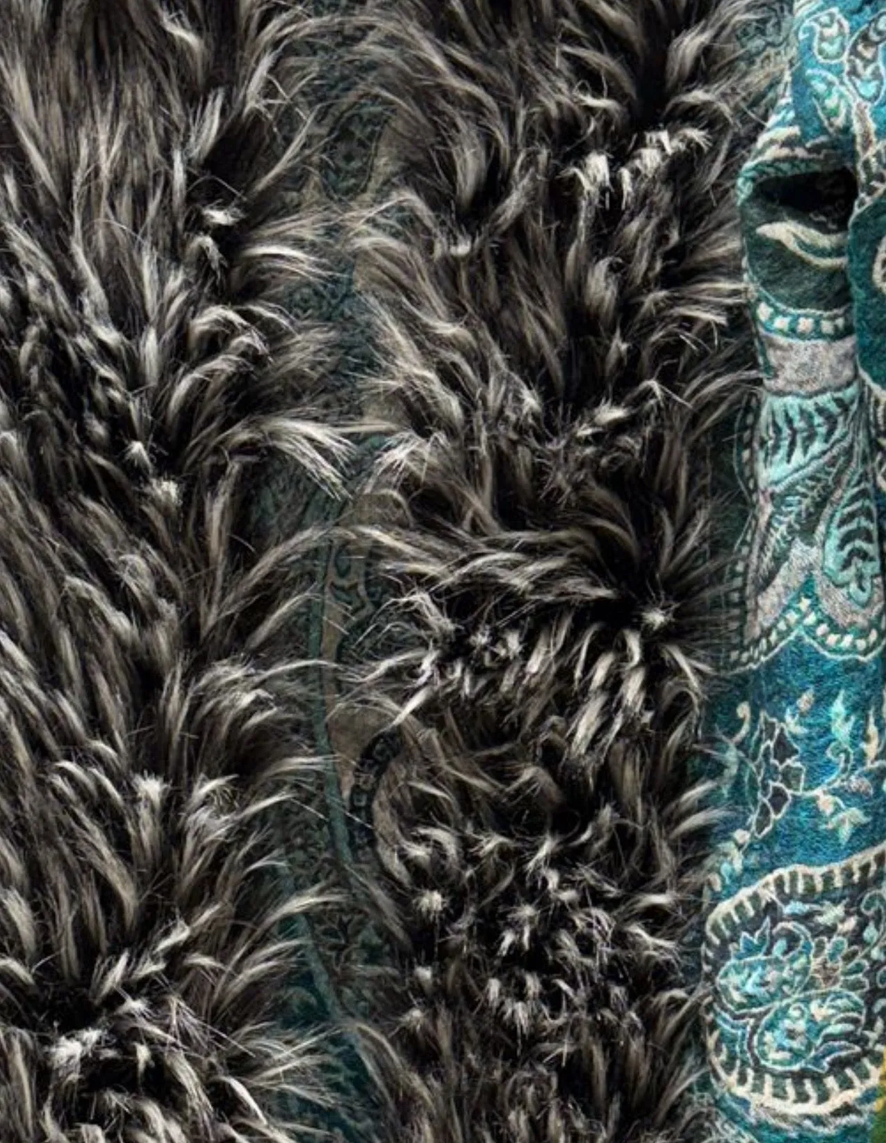 Cerulean Seeds Suzani Kis Coat