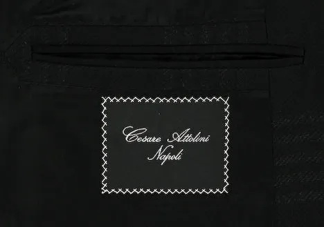 Cesare Attolini Black Coat – Size: 42 US / 52 EU