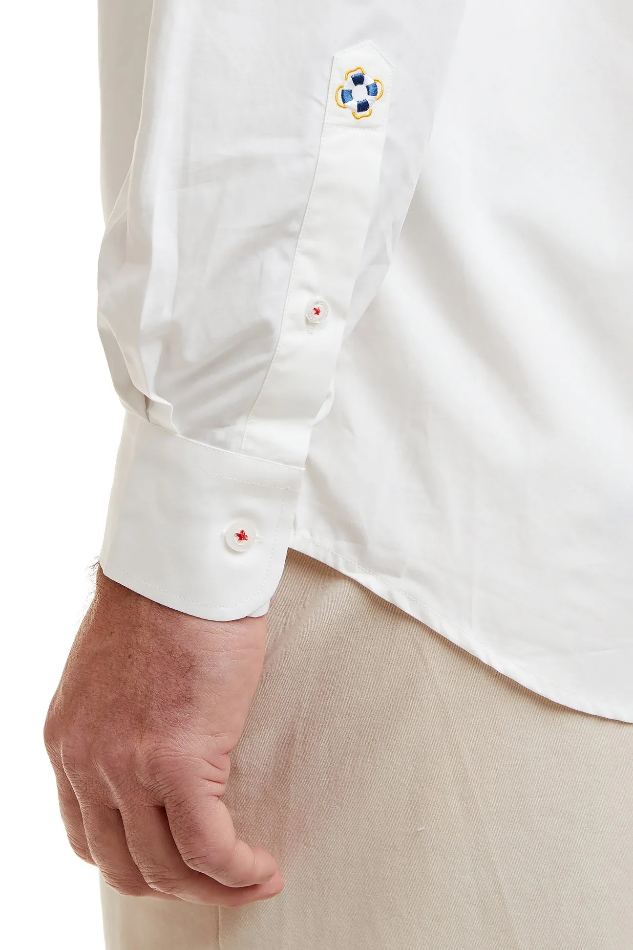 Chase Shirt White with Single Calico Jack