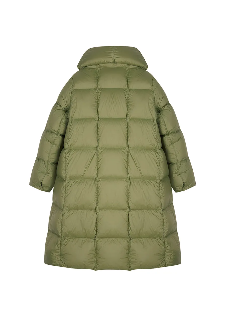 Coat / JNBY Knee-length Collared Down Coat