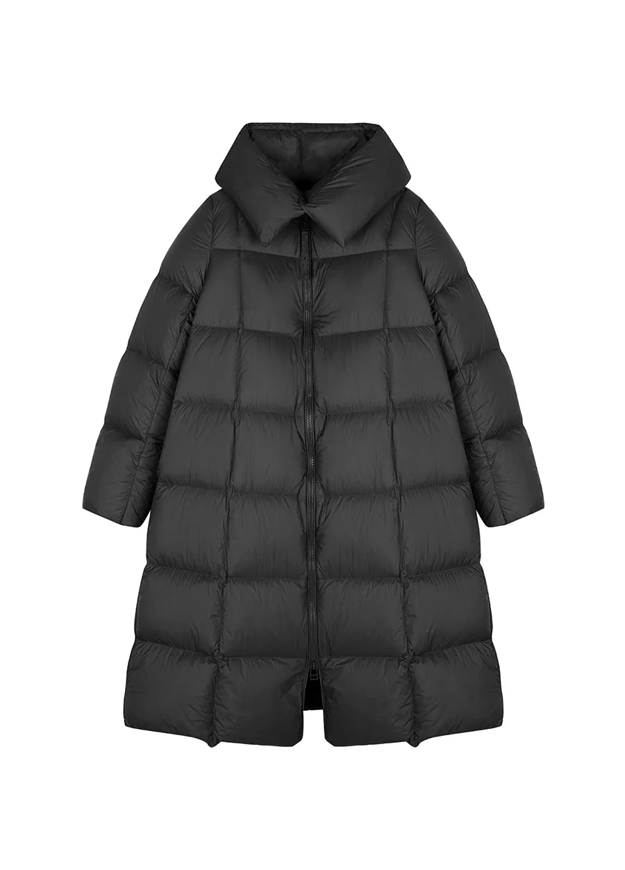 Coat / JNBY Knee-length Collared Down Coat
