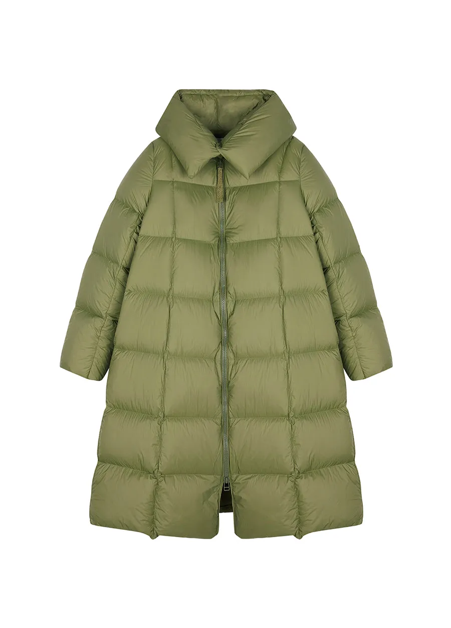Coat / JNBY Knee-length Collared Down Coat