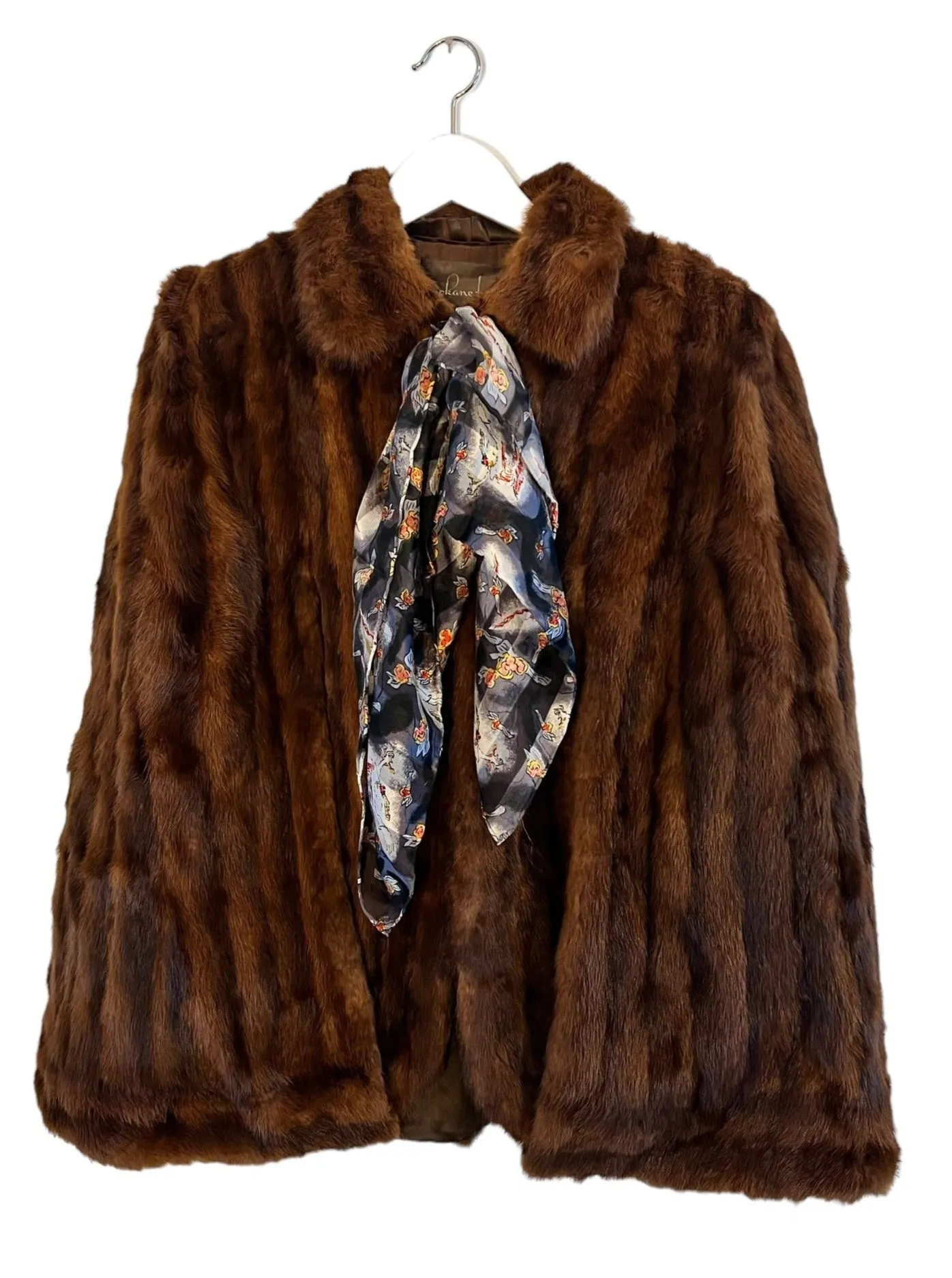 Cropped Coat Cape