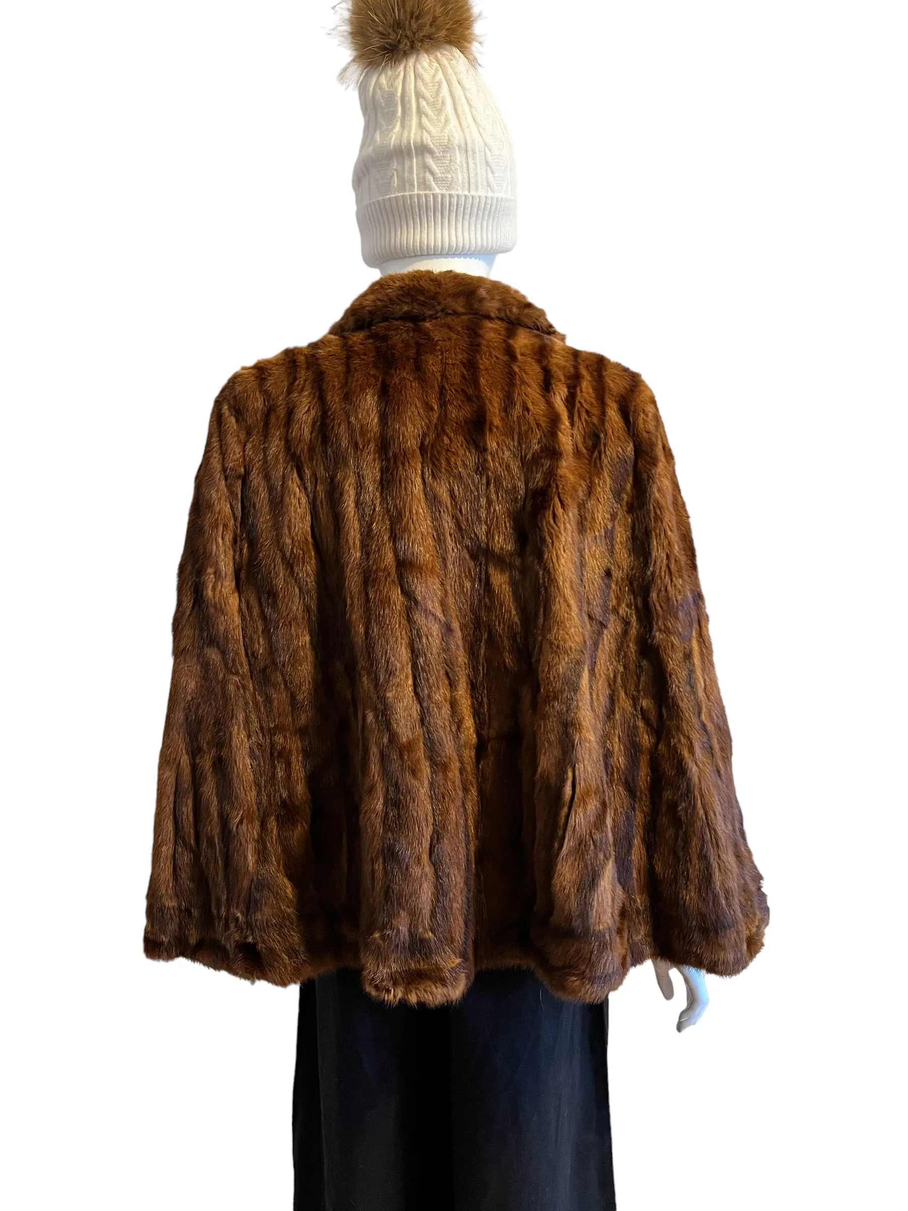Cropped Coat Cape