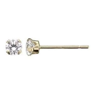 CZ Stud Earrings 14k Gold Filled