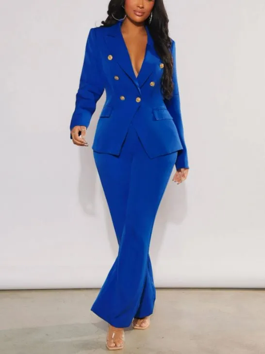 Deluxe Royal Blue Delaney Gabardine