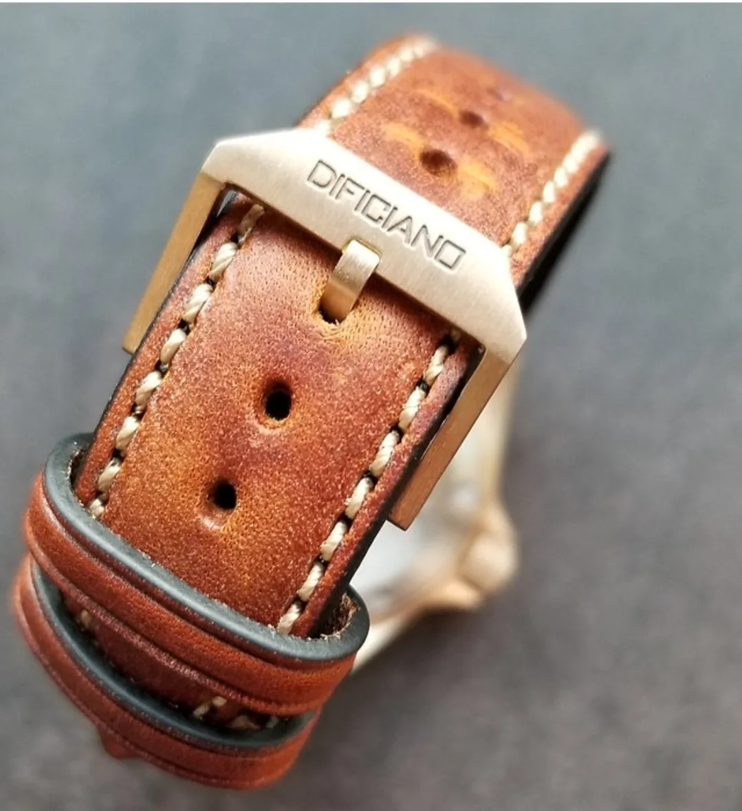 DIFICIANO Barracuda Brushed Green Bronze 300m Dive Watch 36mm