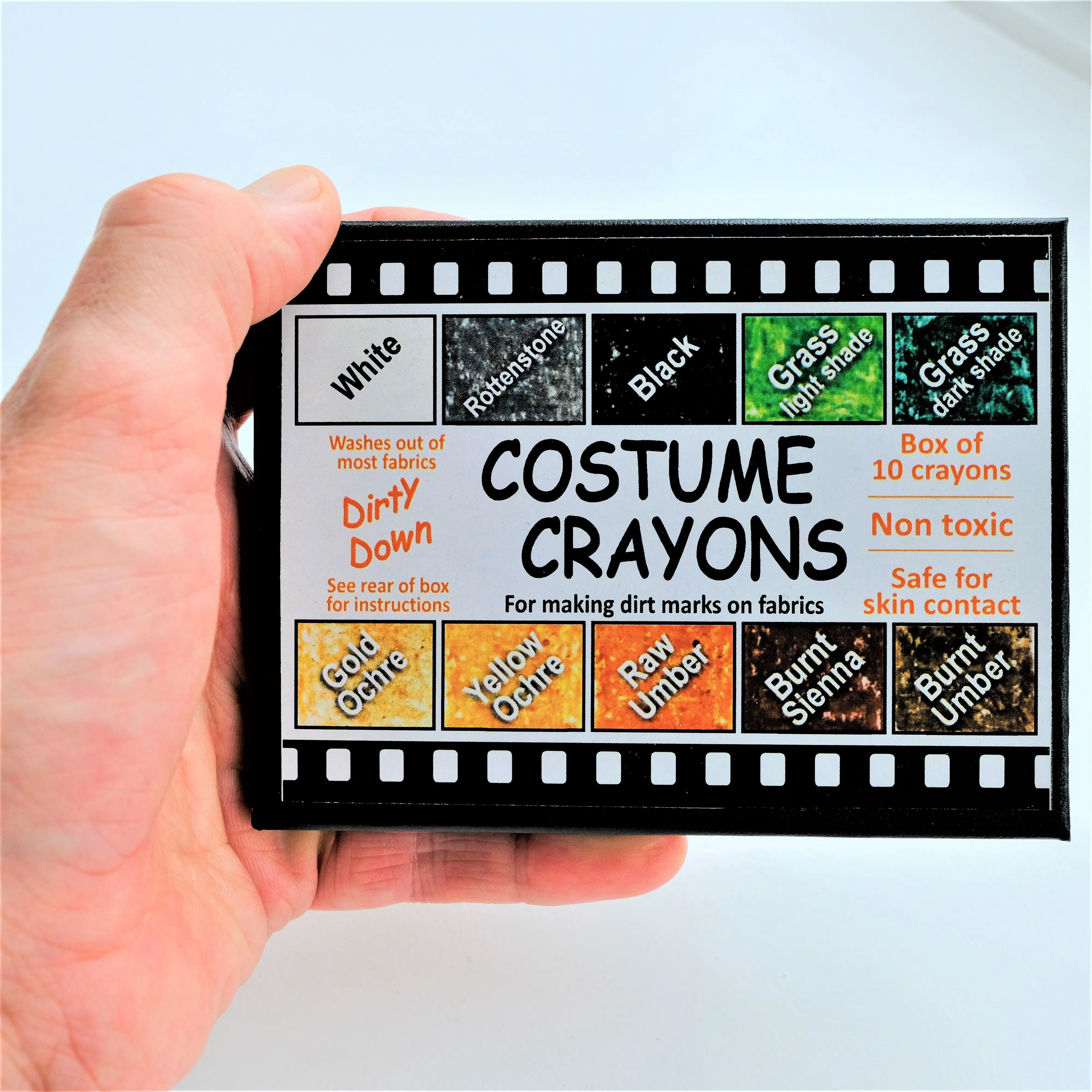 Dirty Down - Costume Ageing Crayons - Box of 10