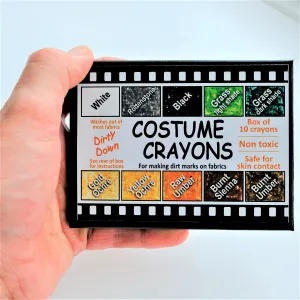 Dirty Down - Costume Ageing Crayons - Box of 10
