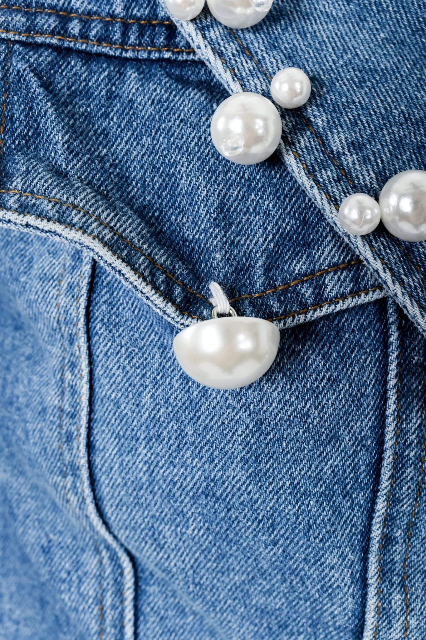 DKNY Pearl Denim Jacket