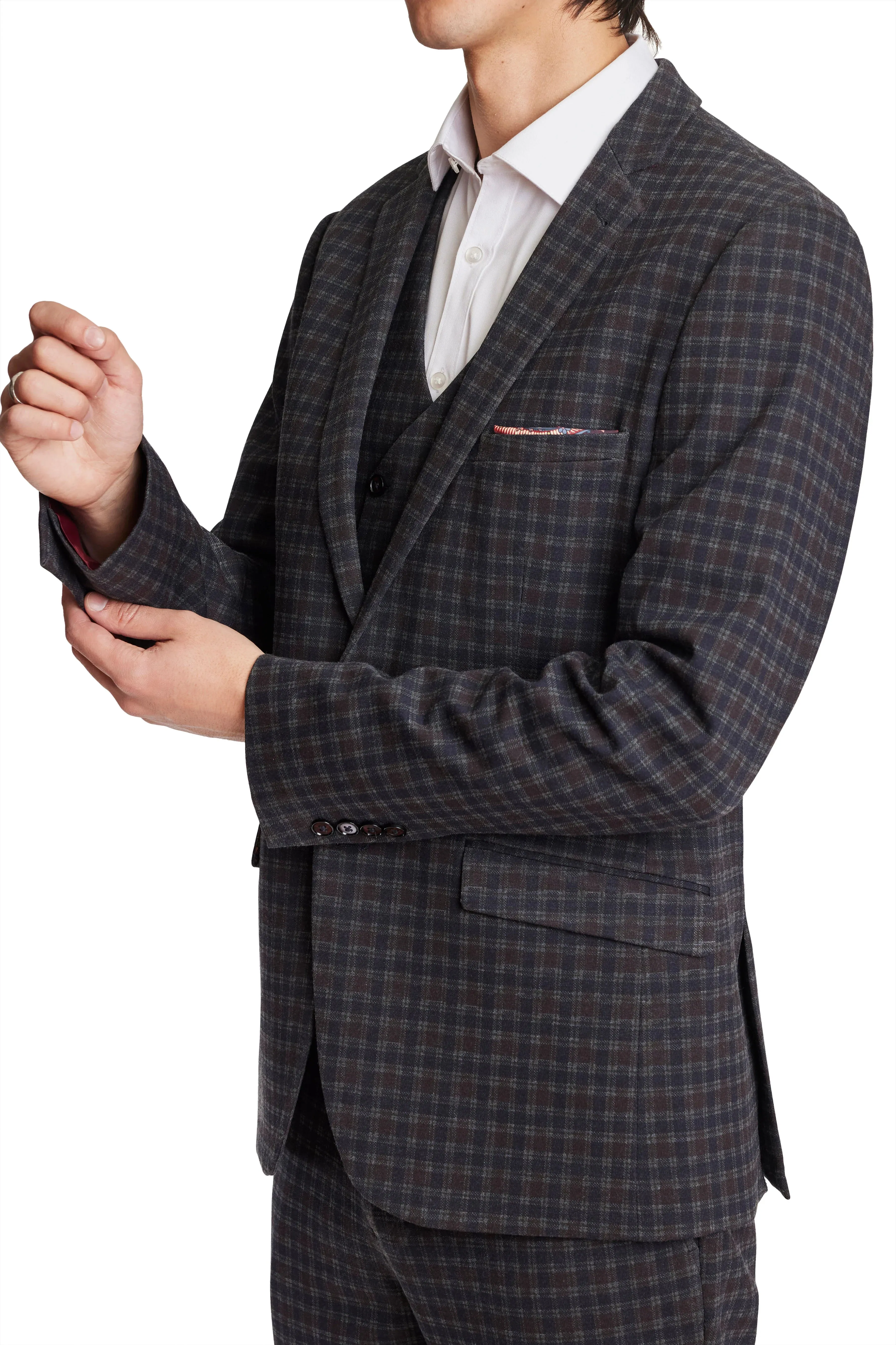 Dover - Wine Navy Little Check