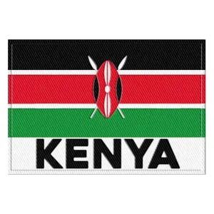 EKO & CO.™ Embroidered Flag Patch - Kenya
