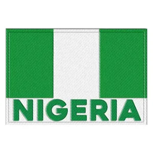 EKO & CO.™ Embroidered Flag Patch - Nigeria