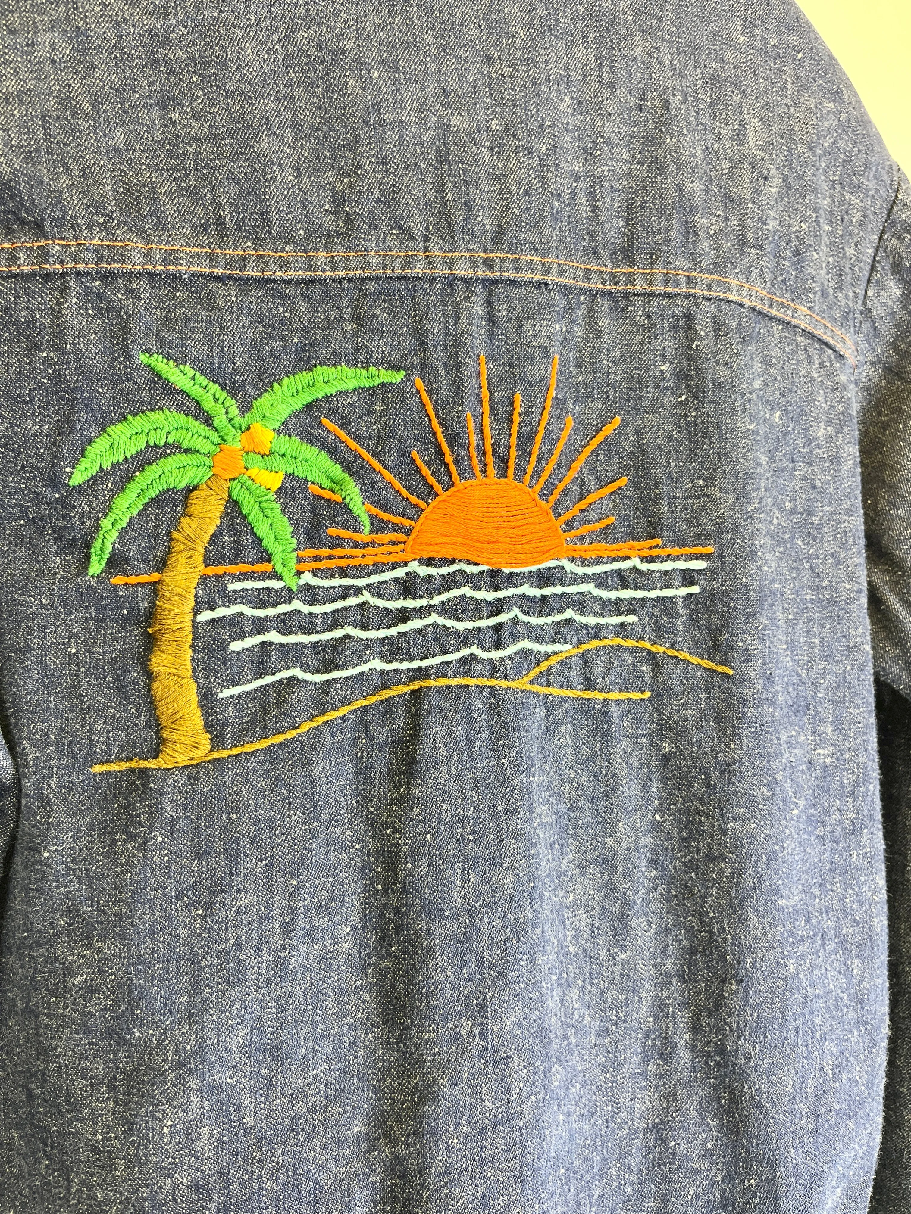 Embroidered Denim Jacket
