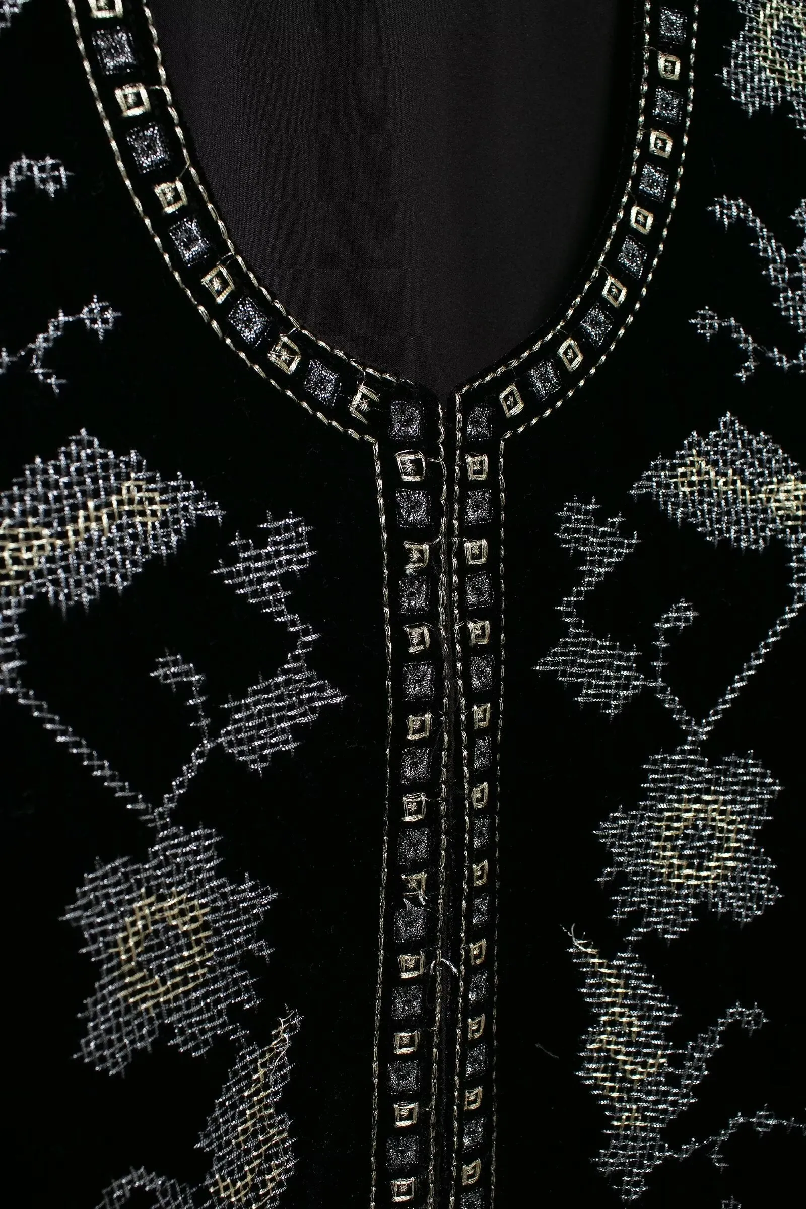 Embroidered Velvet Jacket