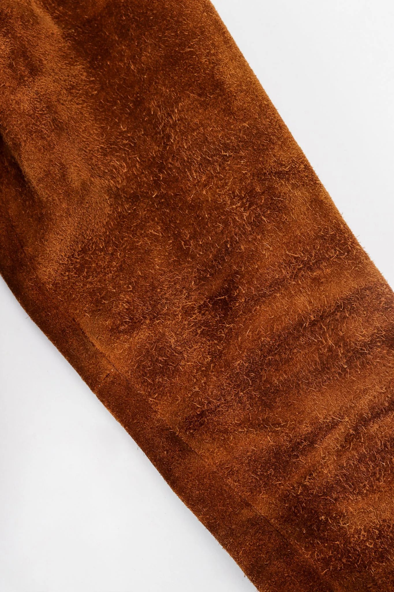 Enamel Stripe Suede Trench Coat