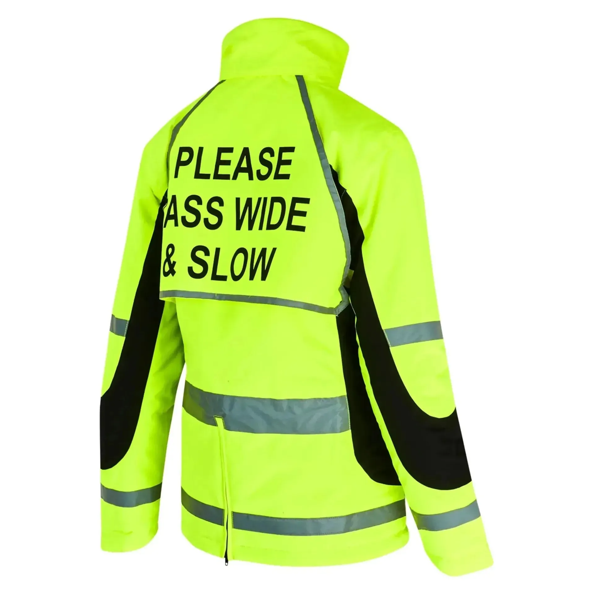 Equisafety Hi Viz Inverno Equestrian Riding Jacket - Yellow