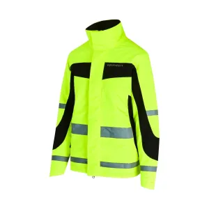 Equisafety Hi Viz Inverno Equestrian Riding Jacket - Yellow
