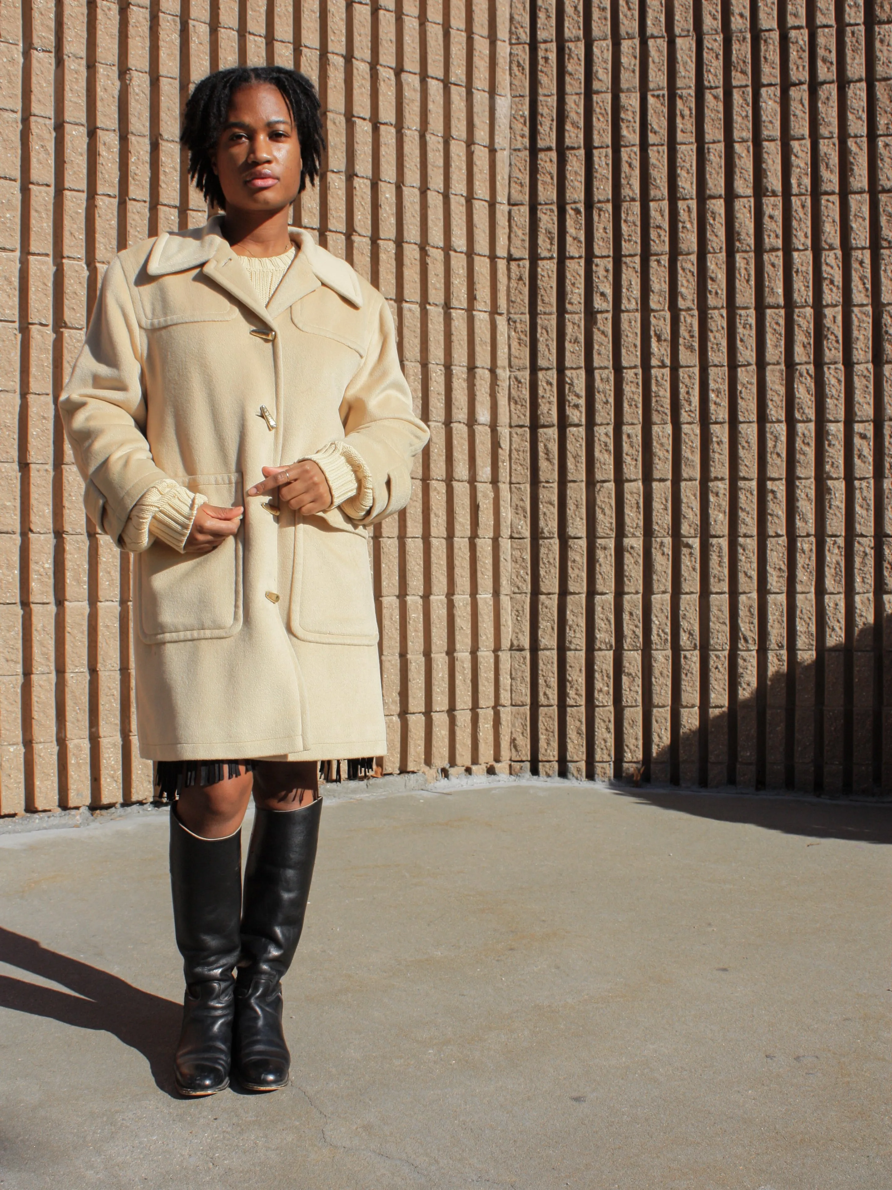 Escada Toggle Cashmere Coat