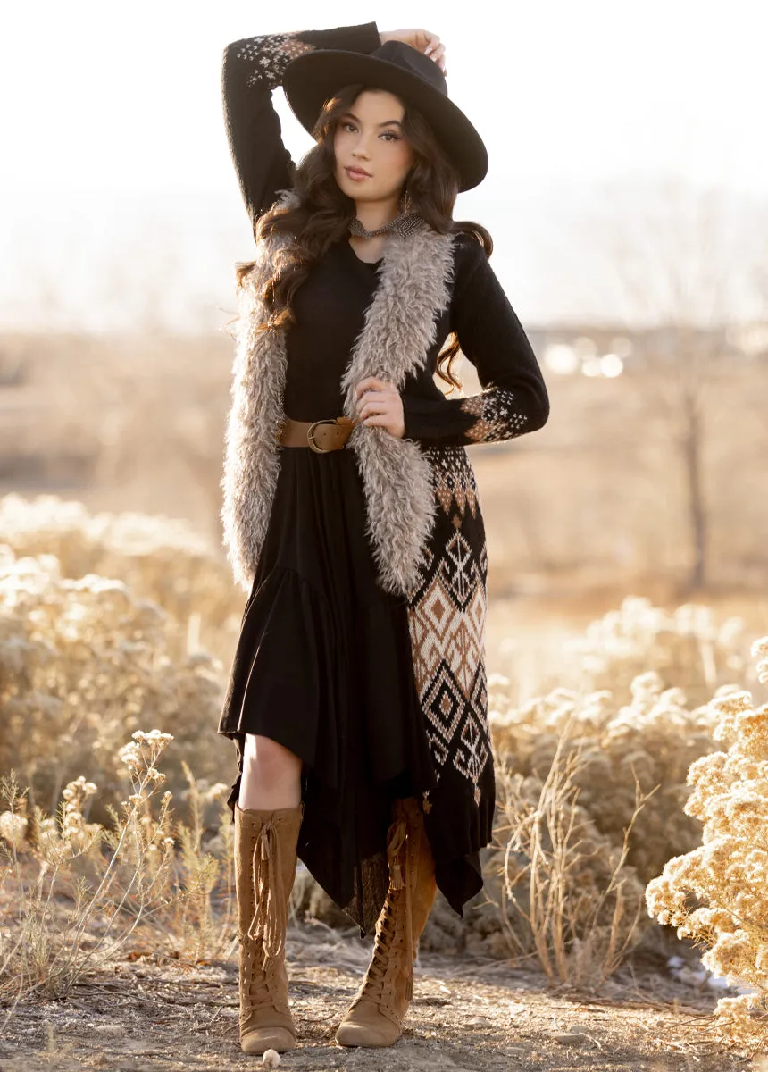 Etta Duster in Black