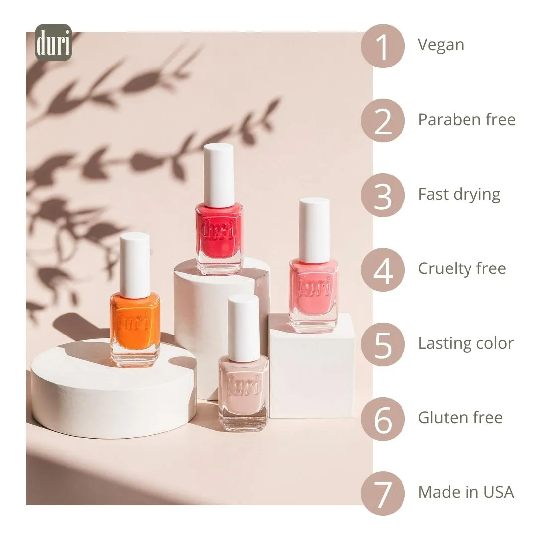 Express Top Coat, Fast Drying, Glossy, Long Lasting, by Duri Cosmetics